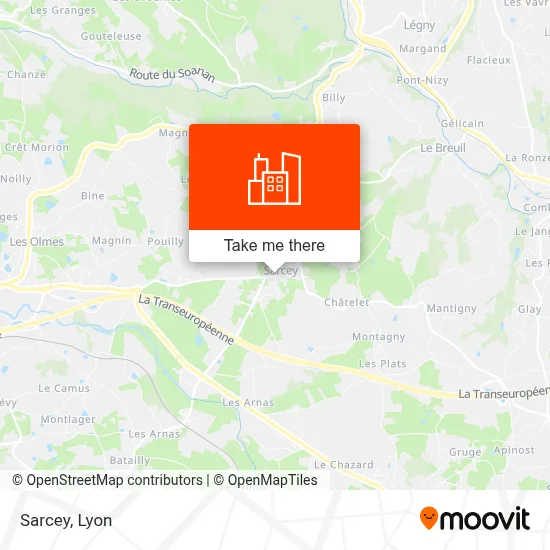 Sarcey map