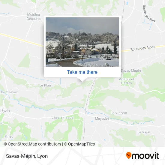 Savas-Mépin map