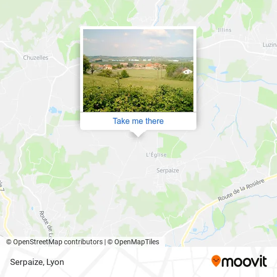 Serpaize map