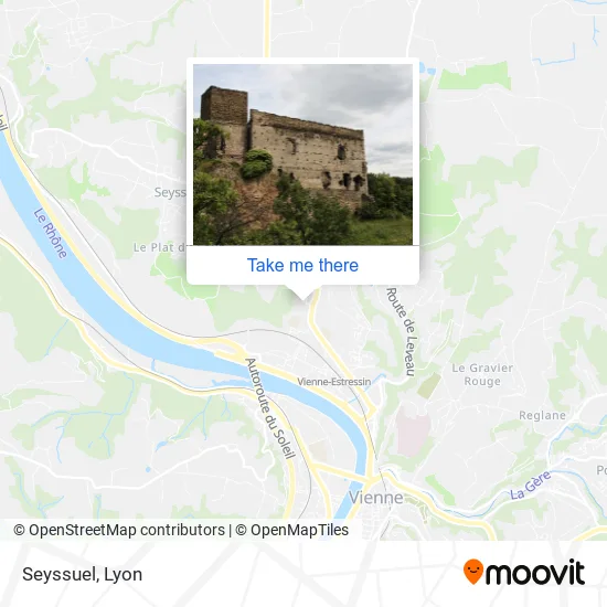 Seyssuel map