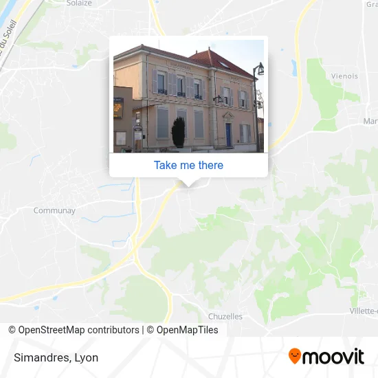 Simandres map