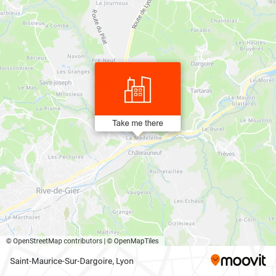 Saint-Maurice-Sur-Dargoire map