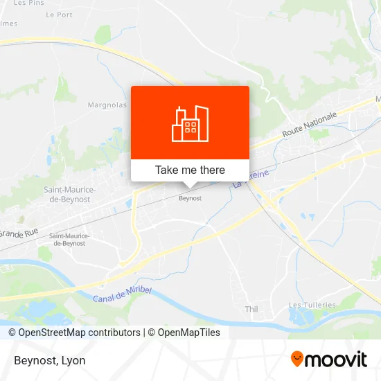 Beynost map