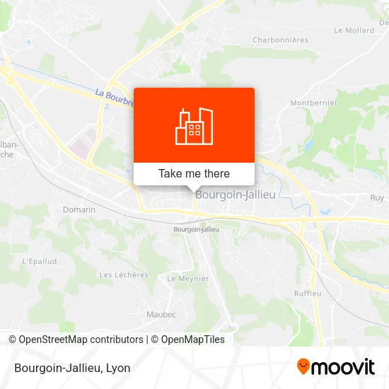 Bourgoin-Jallieu map