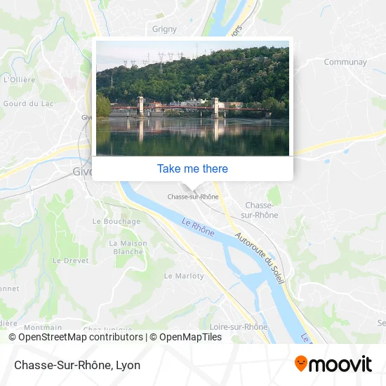 Chasse-Sur-Rhône map