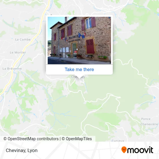 Chevinay map