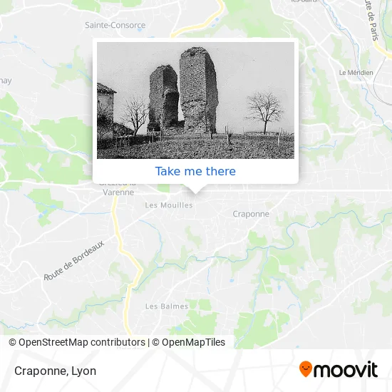 Craponne map