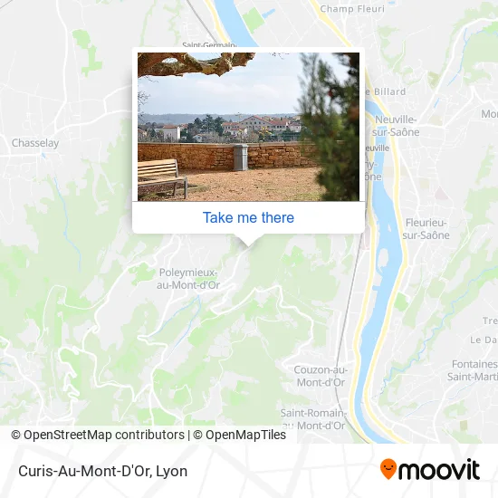 Curis-Au-Mont-D'Or map