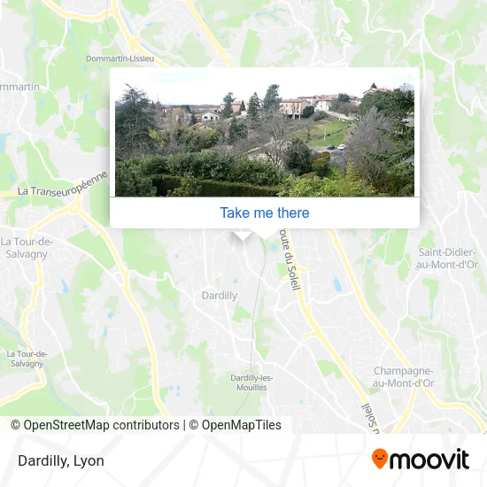 Dardilly map