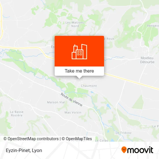 Eyzin-Pinet map