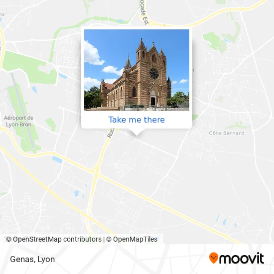 Genas map
