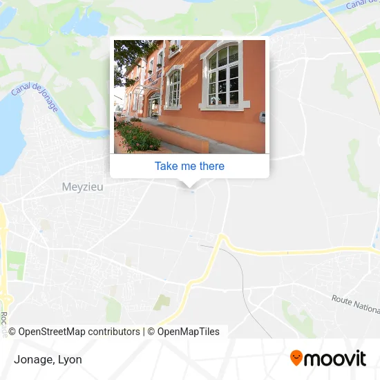 Jonage map