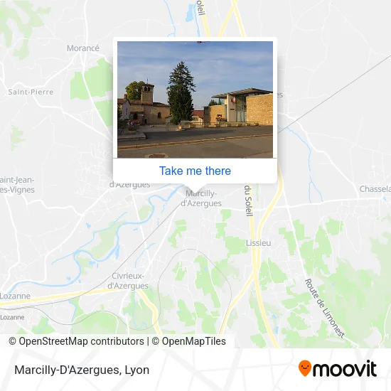 Marcilly-D'Azergues map
