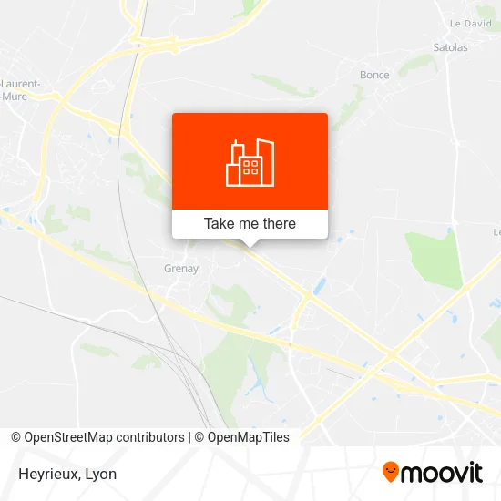 Heyrieux map