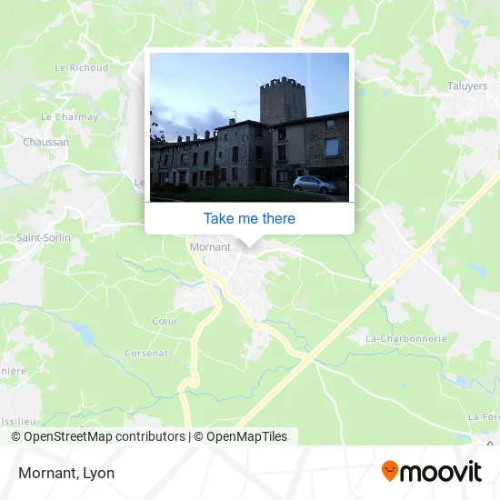 Mornant map