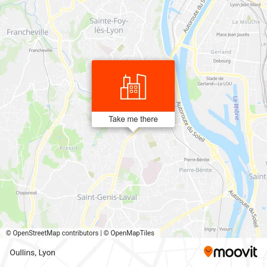 Oullins map