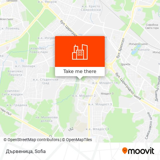 Дървеница map
