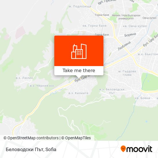 Беловодски Път map
