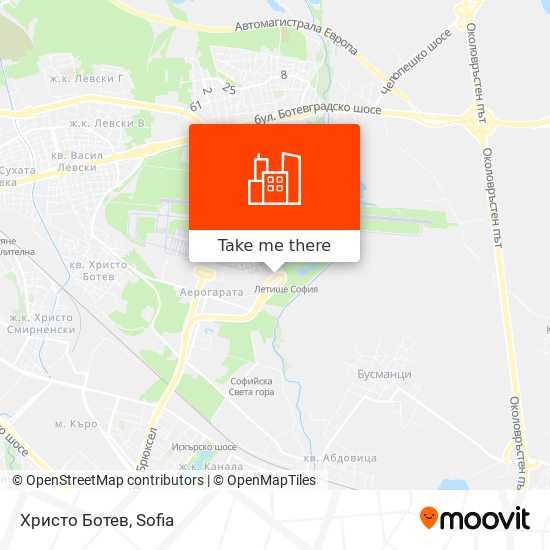 Христо Ботев map