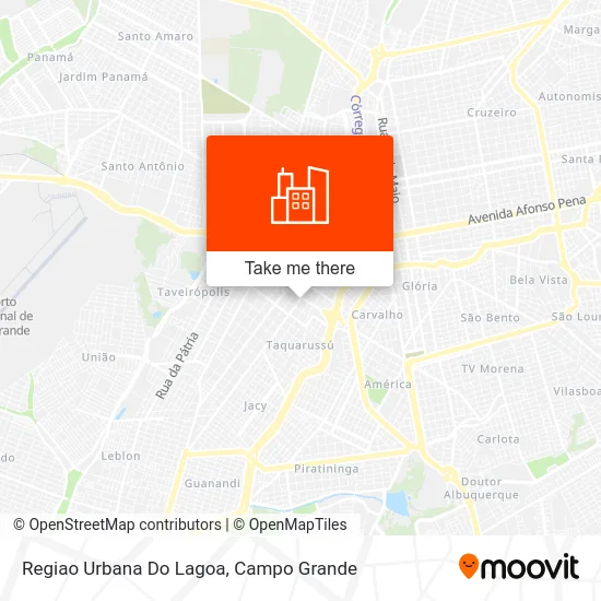 Regiao Urbana Do Lagoa map