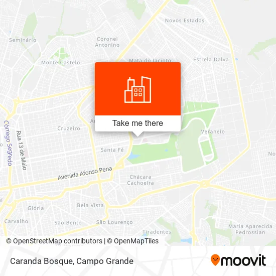 Caranda Bosque map