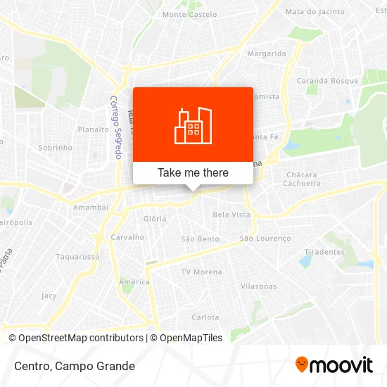 Centro map