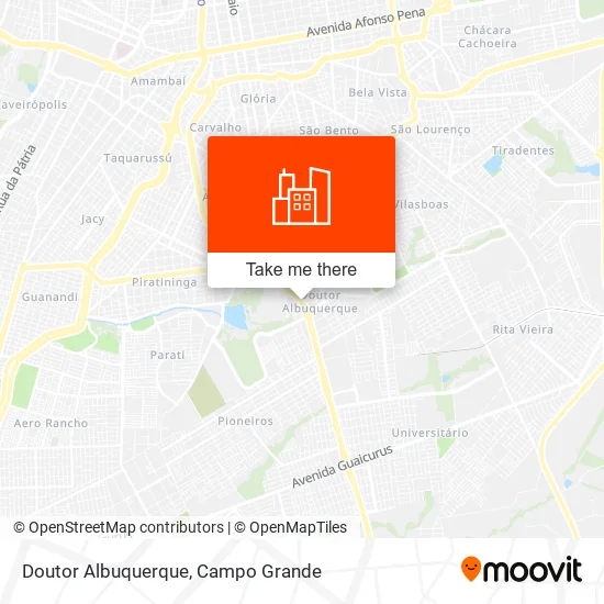 Doutor Albuquerque map