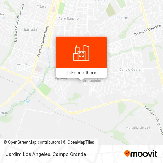 Jardim Los Angeles map