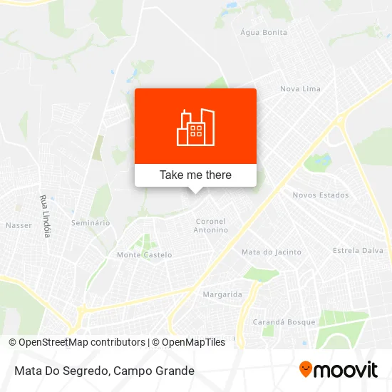Mata Do Segredo map
