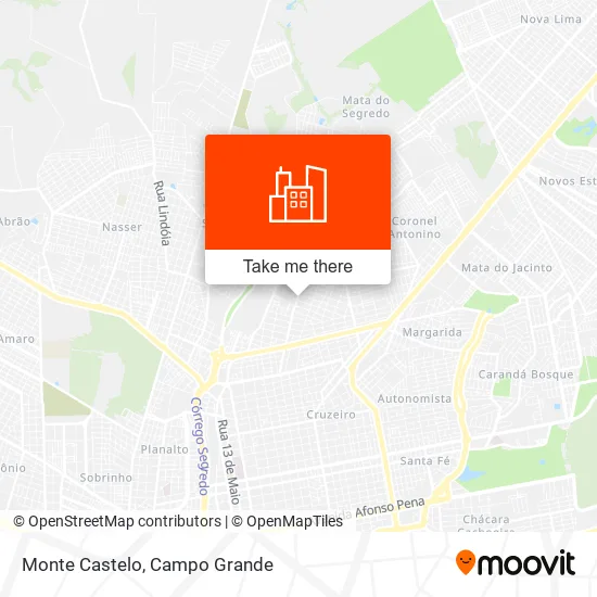 Monte Castelo map