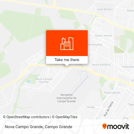 Nova Campo Grande map
