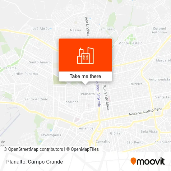 Planalto map