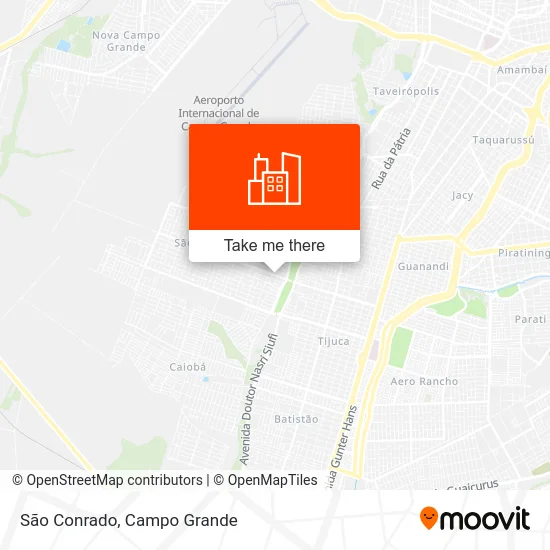 São Conrado map