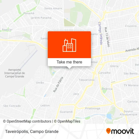 Taveirópolis map