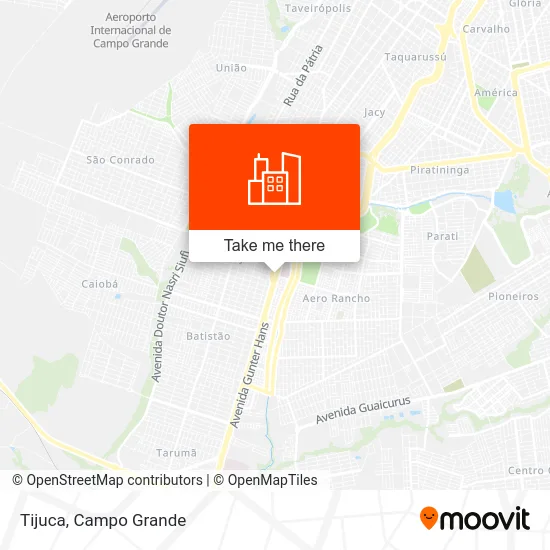 Tijuca map