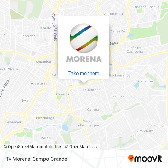 Tv Morena map