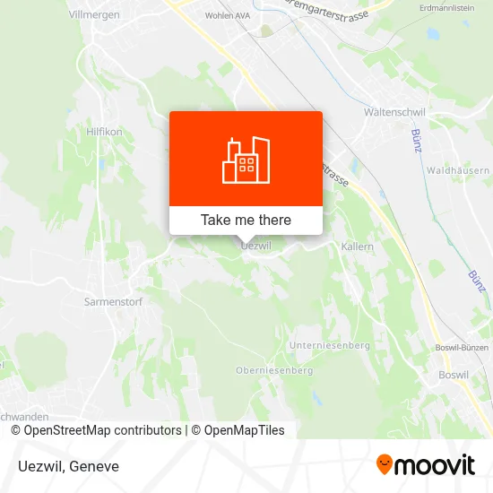 Uezwil map
