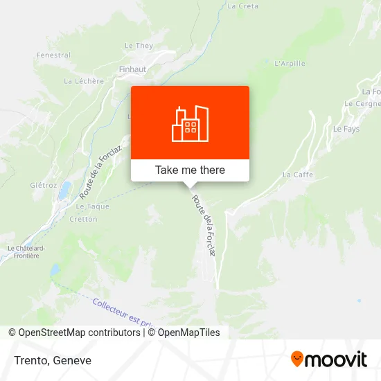 Trient map
