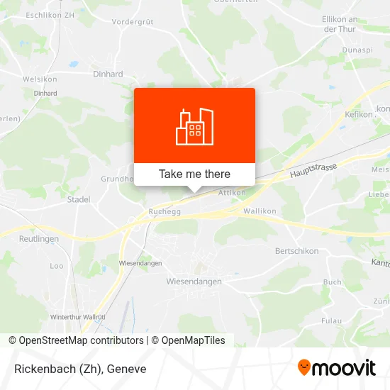 Rickenbach (Zh) map