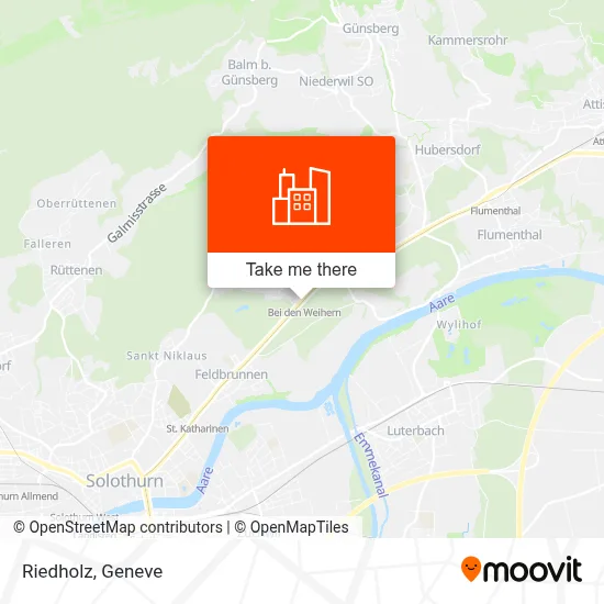 Riedholz map