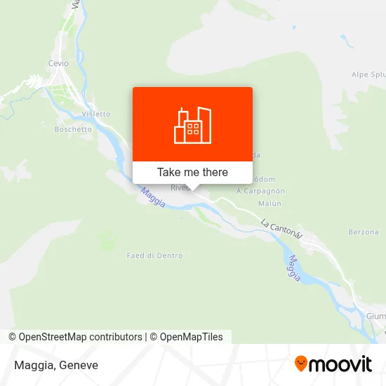 Maggia map