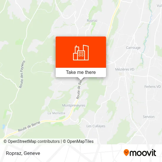 Ropraz map
