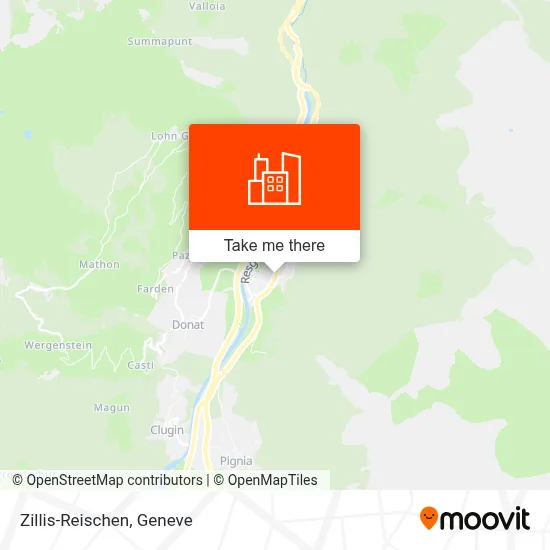 Zillis-Reischen map