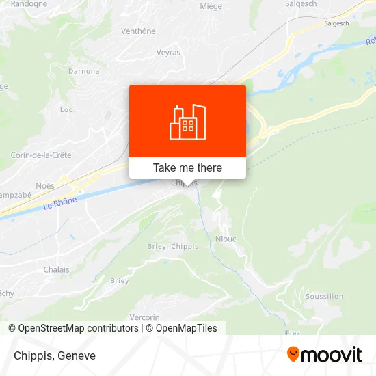 Chippis map
