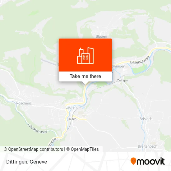 Dittingen map