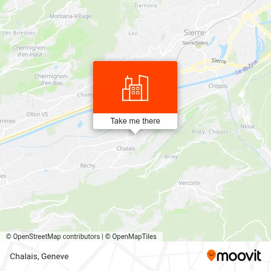 Chalais map