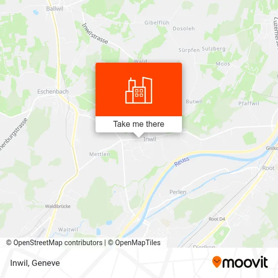 Inwil map