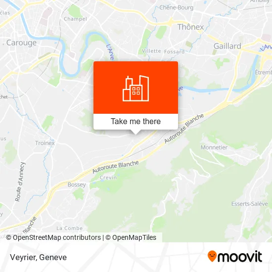 Veyrier map