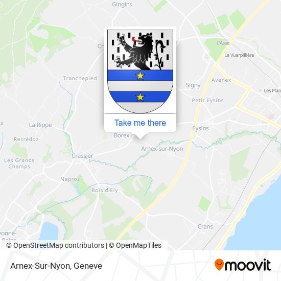 Arnex-Sur-Nyon map