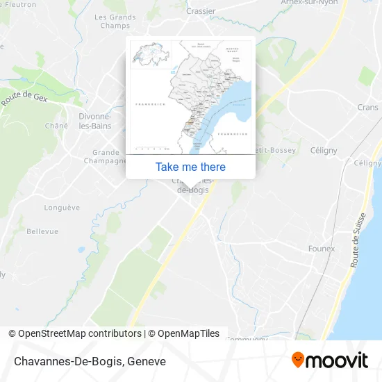 Chavannes-De-Bogis map